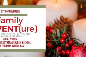 Join us for a FREE night of family fun preparing for Advent